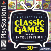Collection of Intellivision Classic Games Playstation US box art